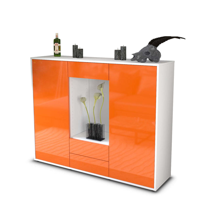 Highboard Marilena, Orange Seite (136x108x35cm) - Dekati GmbH