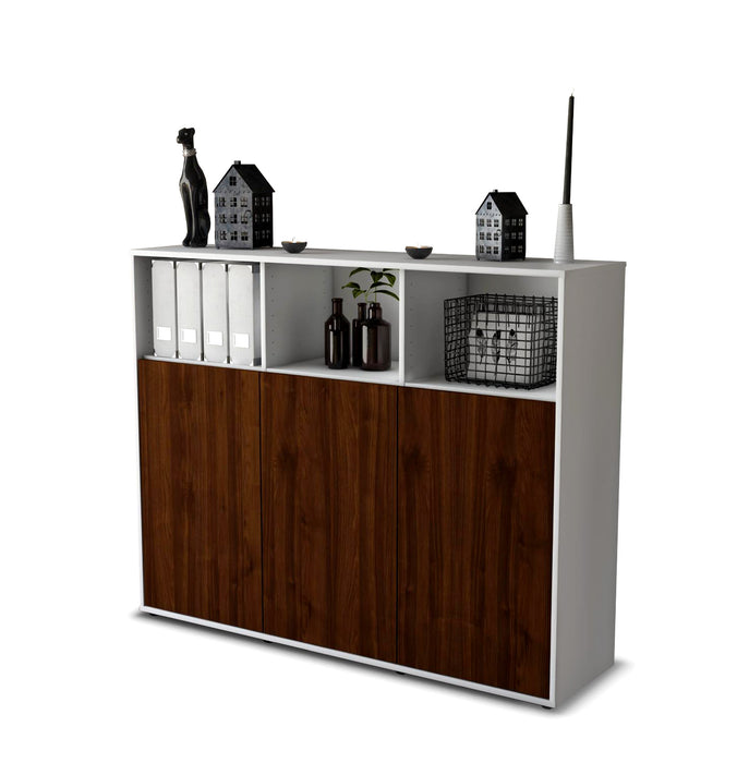 Highboard Marina, Walnuss Seite (136x108x35cm) - Dekati GmbH