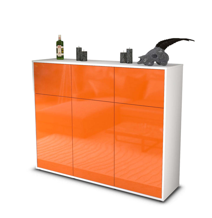 Highboard Marisa, Orange Seite (136x108x35cm) - Dekati GmbH