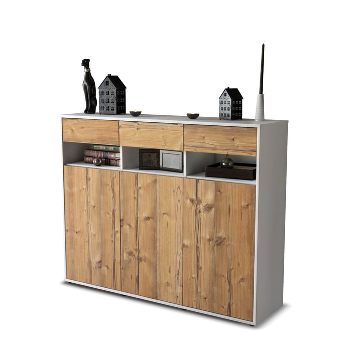 Highboard Marlene, Pinie Seite (136x108x35cm) - Dekati GmbH