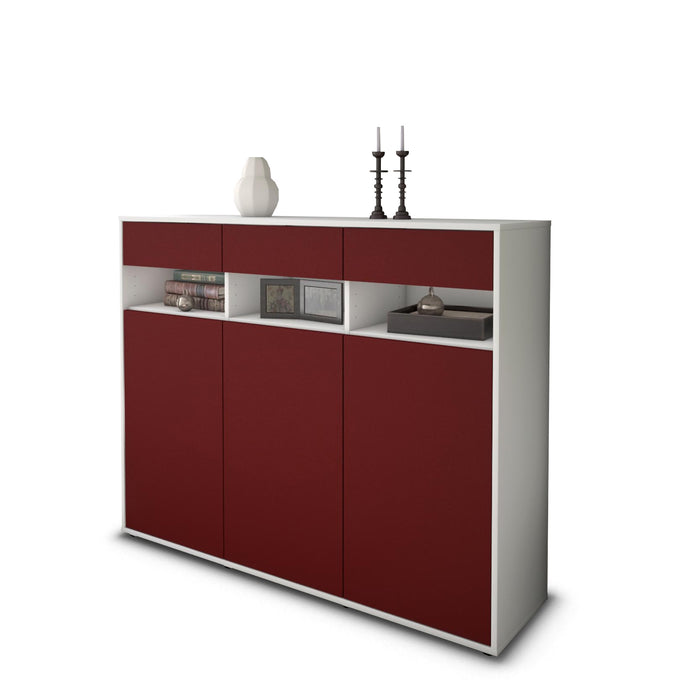 Highboard Marlene, Bordeaux Seite (136x108x35cm) - Dekati GmbH