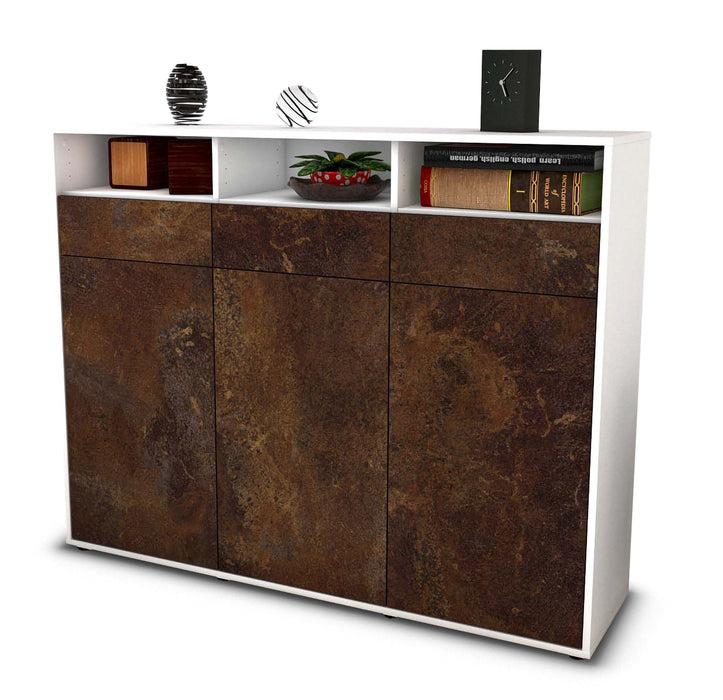 Highboard Marta, Rost Seite (136x108x35cm) - Dekati GmbH