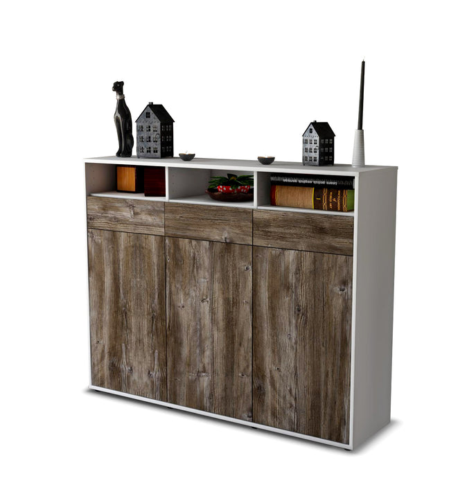 Highboard Marta, Treibholz Seite (136x108x35cm) - Dekati GmbH