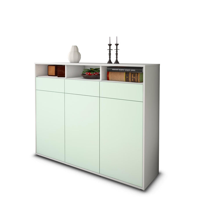 Highboard Marta, Mint Seite (136x108x35cm) - Dekati GmbH