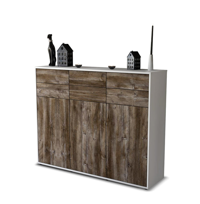 Highboard Martina, Treibholz Seite (136x108x35cm) - Dekati GmbH