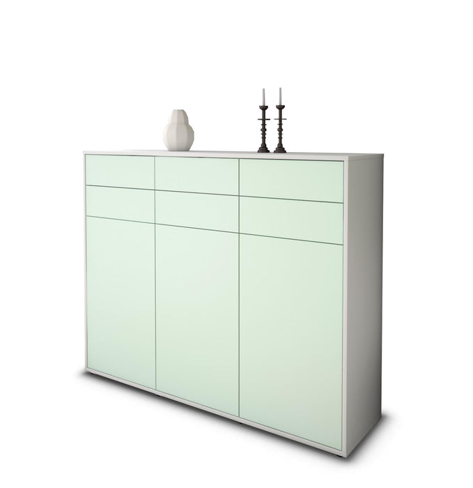 Highboard Martina, Mint Seite (136x108x35cm) - Dekati GmbH