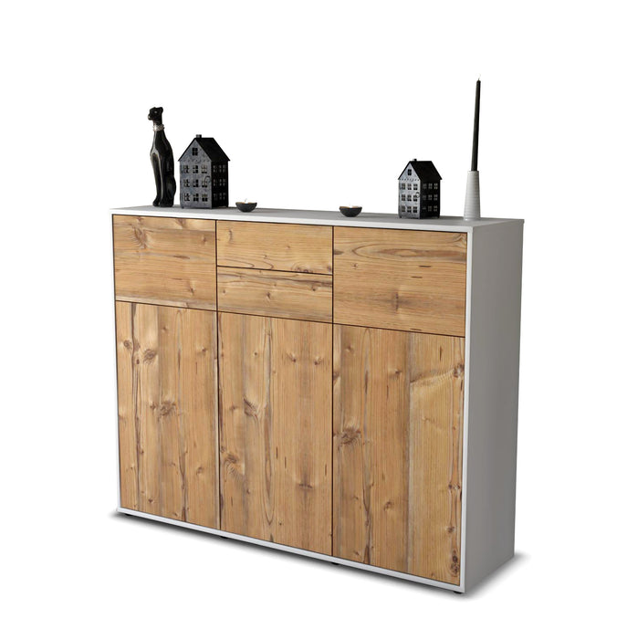 Highboard Matea, Pinie Seite (136x108x35cm) - Dekati GmbH