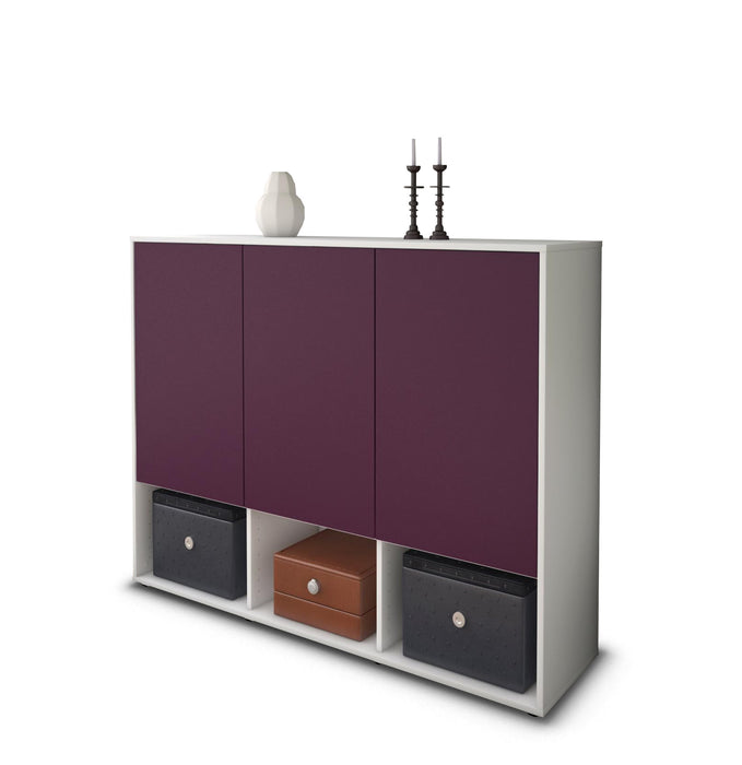 Highboard Mea, Lila Seite (136x108x35cm) - Dekati GmbH