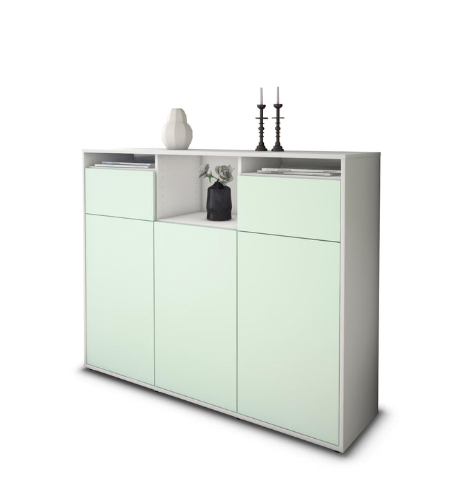 Highboard Melena, Mint Seite (136x108x35cm) - Dekati GmbH