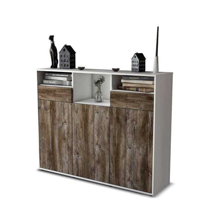 Highboard Melina, Treibholz Seite (136x108x35cm) - Dekati GmbH