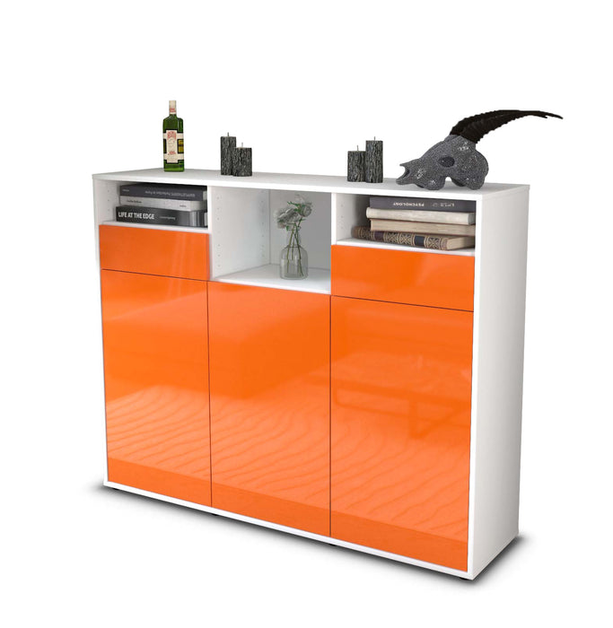 Highboard Melina, Orange Seite (136x108x35cm) - Dekati GmbH