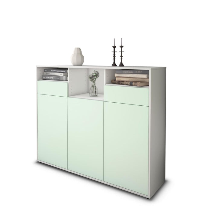 Highboard Melina, Mint Seite (136x108x35cm) - Dekati GmbH