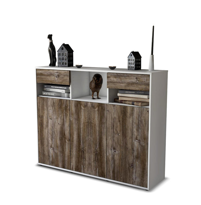 Highboard Mena, Treibholz Seite (136x108x35cm) - Dekati GmbH