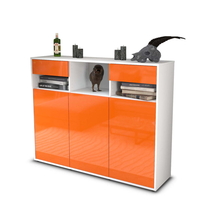 Highboard Mena, Orange Seite (136x108x35cm) - Dekati GmbH