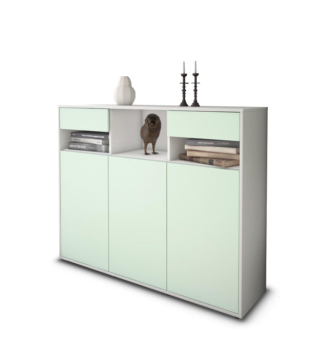 Highboard Mena, Mint Seite (136x108x35cm) - Dekati GmbH