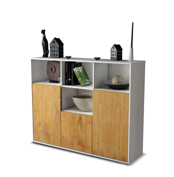 Highboard Mia, Eiche Seite (136x108x35cm) - Dekati GmbH