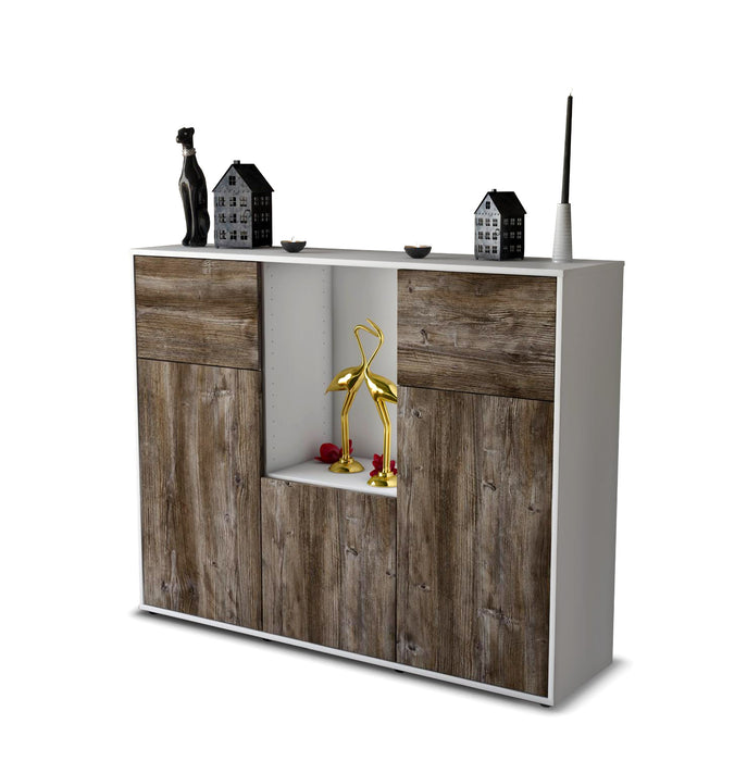 Highboard Michelle, Treibholz Seite (136x108x35cm) - Dekati GmbH