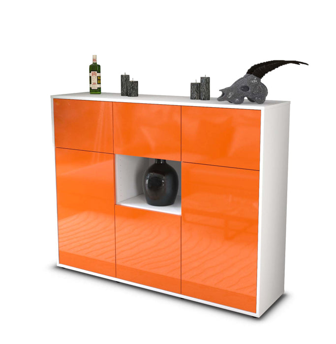 Highboard Milena, Orange Seite (136x108x35cm) - Dekati GmbH