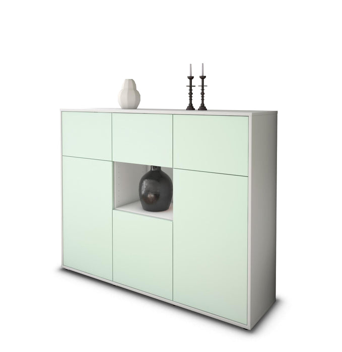 Highboard Milena, Mint Seite (136x108x35cm) - Dekati GmbH