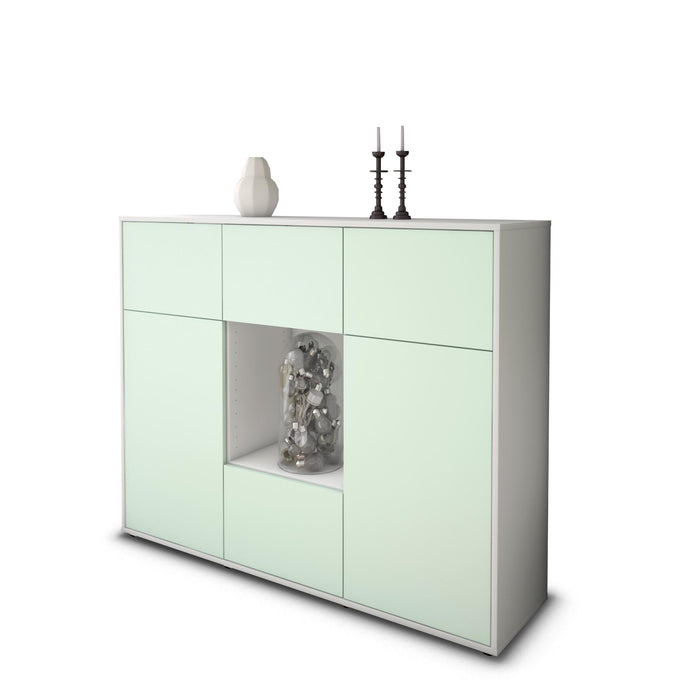 Highboard Milou, Mint Seite (136x108x35cm) - Dekati GmbH