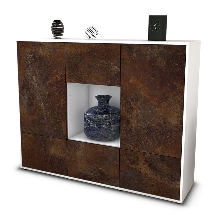 Highboard Mimma, Rost Seite (136x108x35cm) - Dekati GmbH