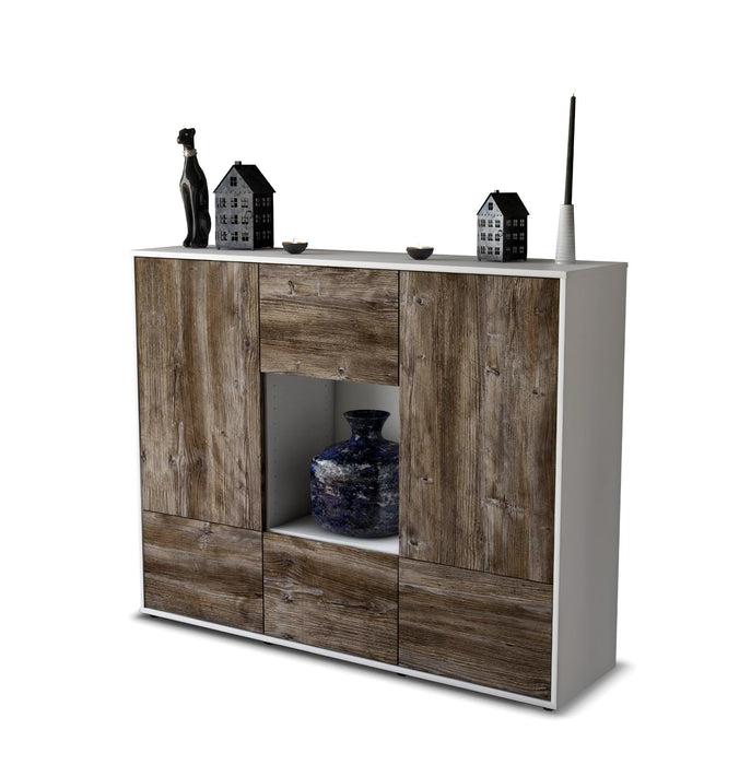 Highboard Mimma, Treibholz Seite (136x108x35cm) - Dekati GmbH