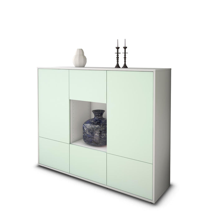 Highboard Mimma, Mint Seite (136x108x35cm) - Dekati GmbH