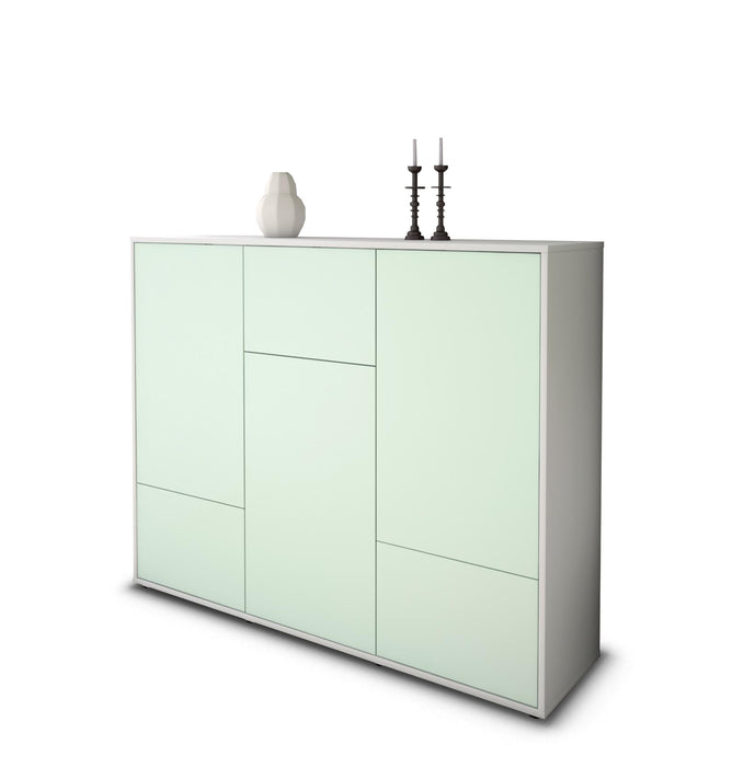 Highboard Mira, Mint Seite (136x108x35cm) - Dekati GmbH