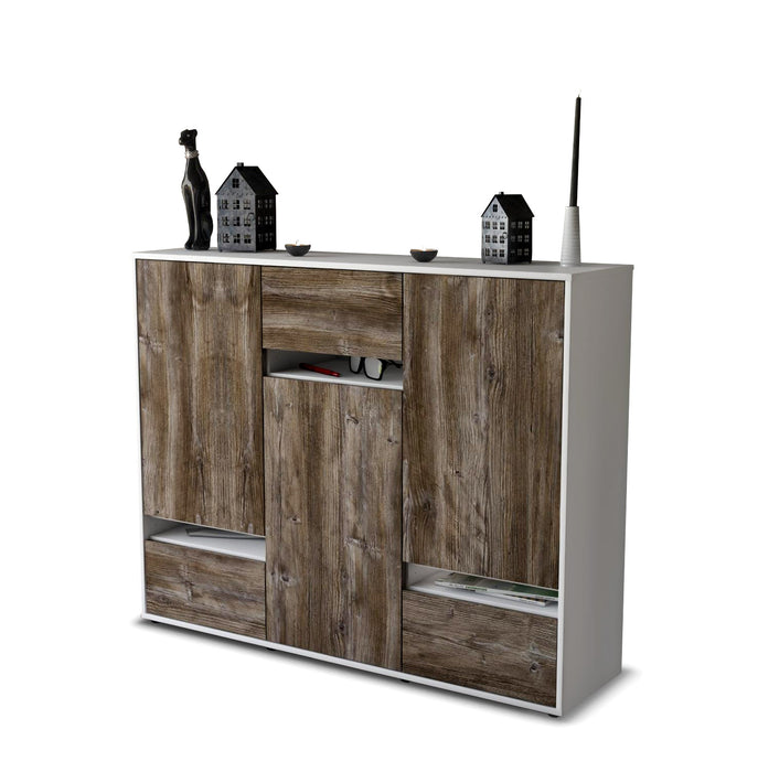 Highboard Mirella, Treibholz Seite (136x108x35cm) - Dekati GmbH