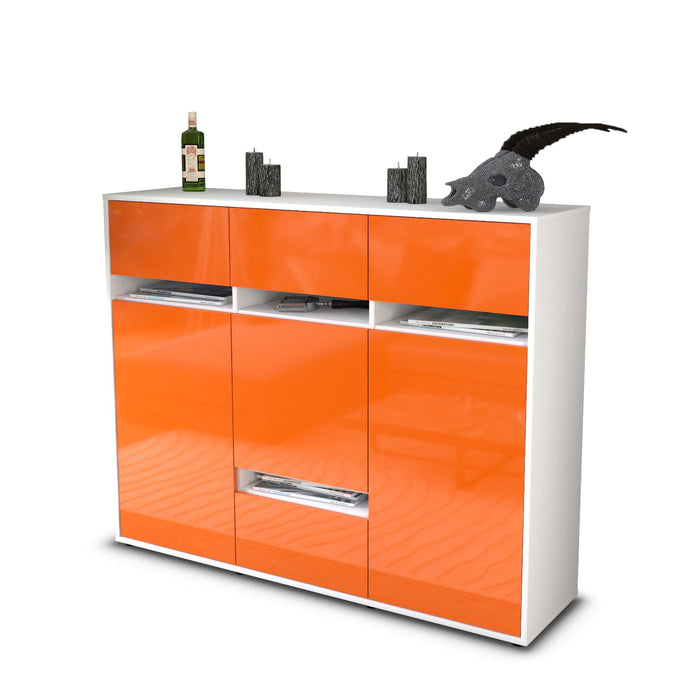 Highboard Monia, Orange Seite (136x108x35cm) - Dekati GmbH