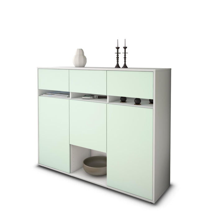 Highboard Natalie, Mint Seite (136x108x35cm) - Dekati GmbH