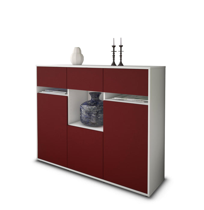 Highboard Nathalie, Bordeaux Seite (136x108x35cm) - Dekati GmbH