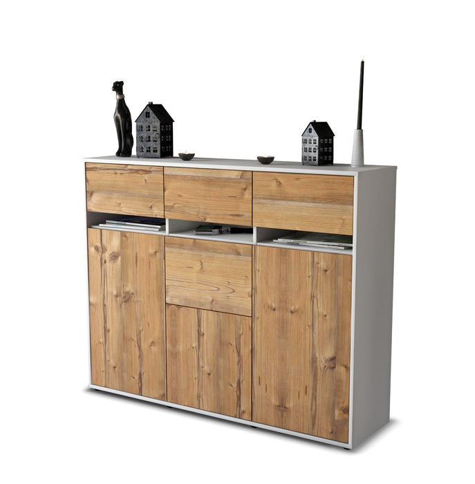 Highboard Neda, Pinie Seite (136x108x35cm) - Dekati GmbH