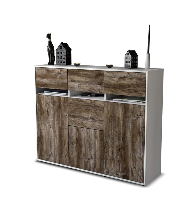 Highboard Neda, Treibholz Seite (136x108x35cm) - Dekati GmbH