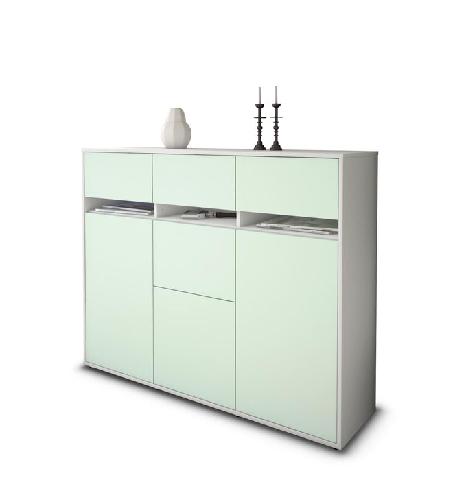 Highboard Neda, Mint Seite (136x108x35cm) - Dekati GmbH