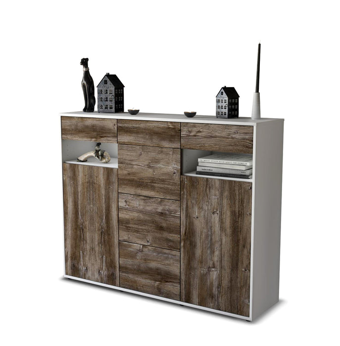 Highboard Nevia, Treibholz Seite (136x108x35cm) - Dekati GmbH