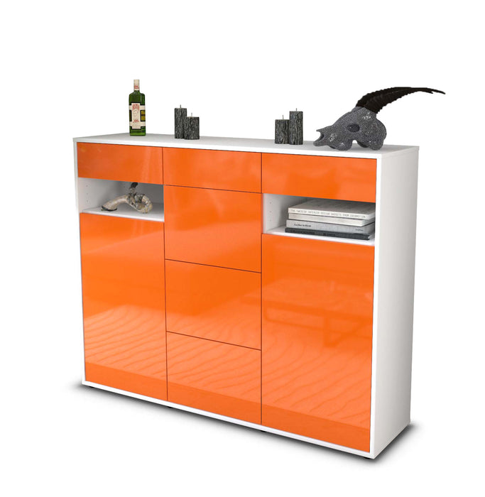 Highboard Nevia, Orange Seite (136x108x35cm) - Dekati GmbH