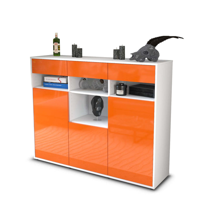 Highboard Nicole, Orange Seite (136x108x35cm) - Dekati GmbH