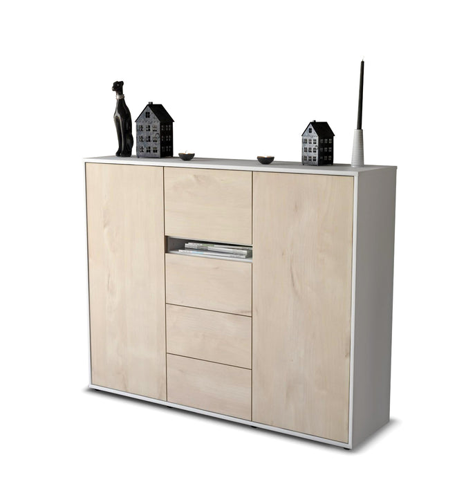 Highboard Nikola, Zeder Seite (136x108x35cm) - Dekati GmbH