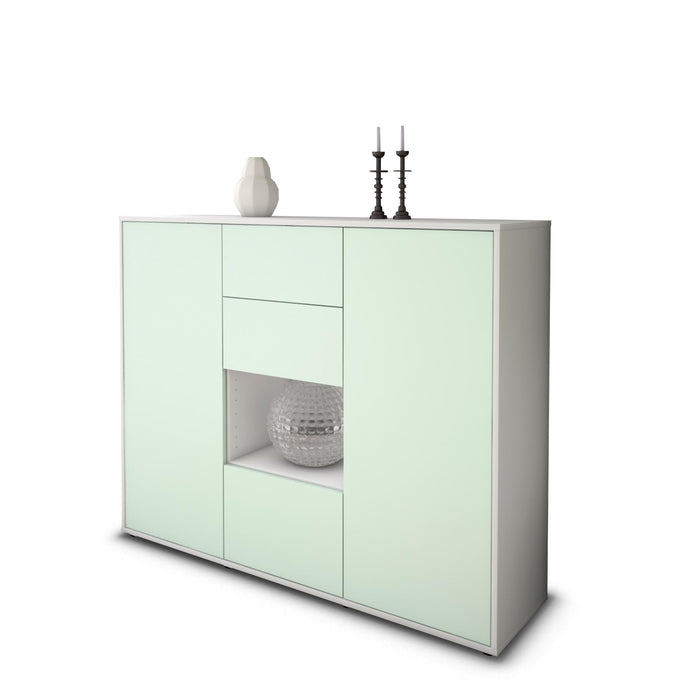 Highboard Nikolina, Mint Seite (136x108x35cm) - Dekati GmbH