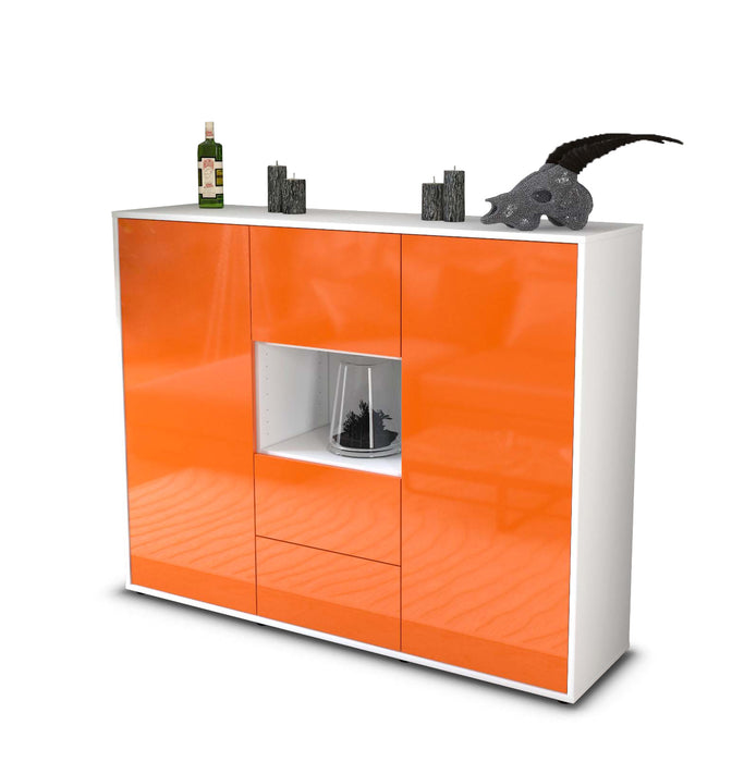 Highboard Nila, Orange Seite (136x108x35cm) - Dekati GmbH