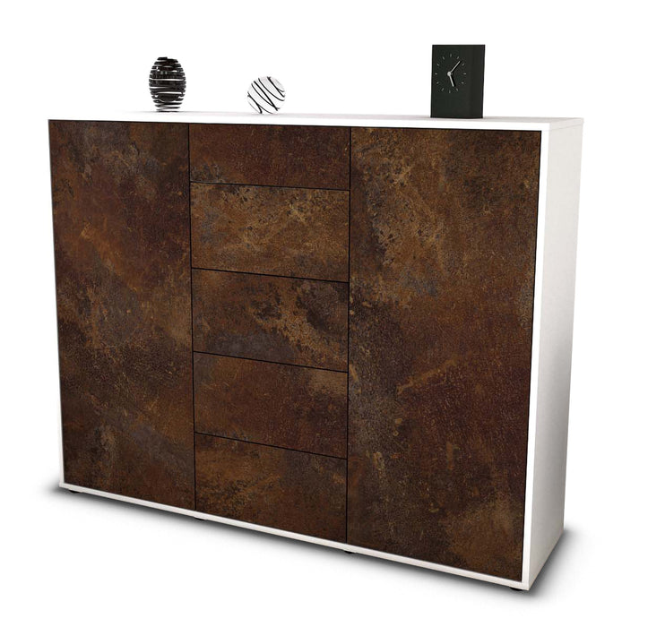 Highboard Nina, Rost Seite (136x108x35cm) - Dekati GmbH