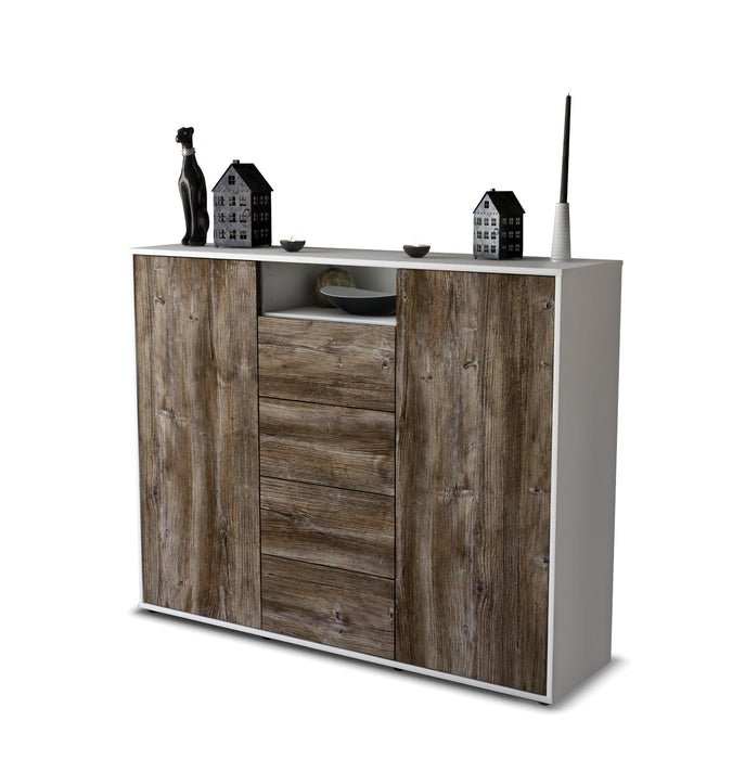 Highboard Nives, Treibholz Seite (136x108x35cm) - Dekati GmbH