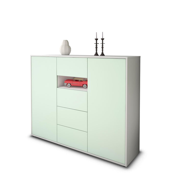 Highboard Noe, Mint Seite (136x108x35cm) - Dekati GmbH