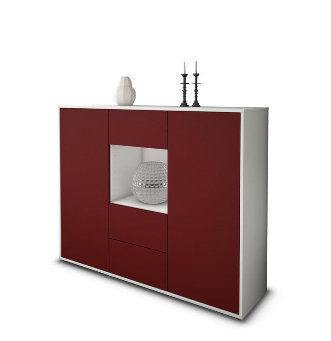 Highboard Noemi, Bordeaux Seite (136x108x35cm) - Dekati GmbH