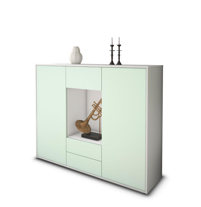 Highboard Norina, Mint Seite (136x108x35cm) - Dekati GmbH