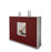 Highboard Norina, Bordeaux Seite (136x108x35cm) - Dekati GmbH