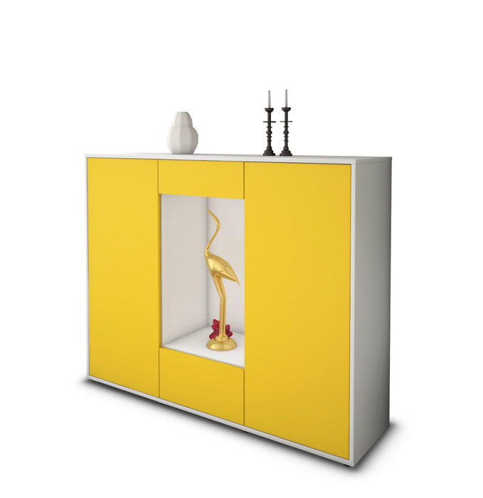 Highboard Nova, Gelb Seite (136x108x35cm) - Dekati GmbH