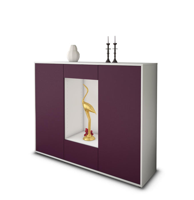 Highboard Nova, Lila Seite (136x108x35cm) - Dekati GmbH