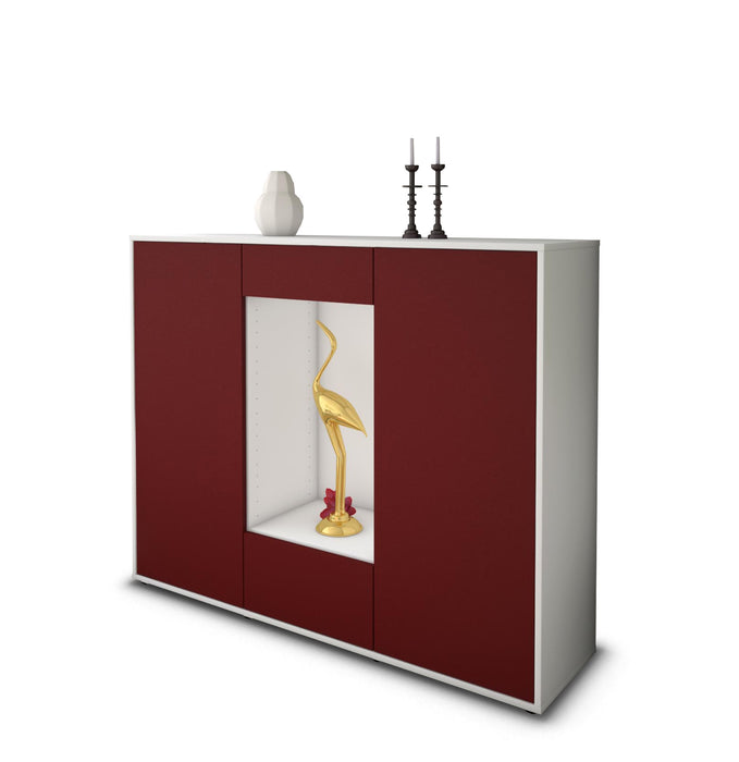 Highboard Nova, Bordeaux Seite (136x108x35cm) - Dekati GmbH